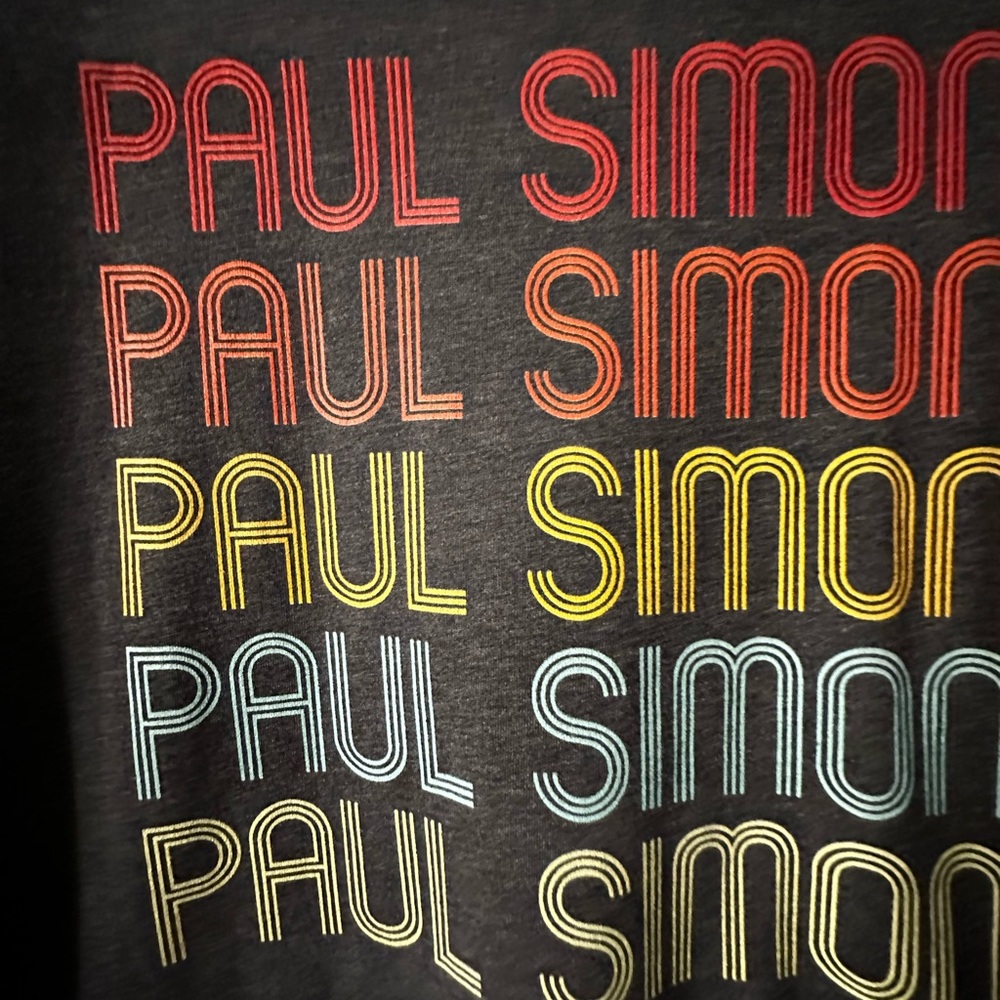 Paul Simon rainbow Graphic Tee